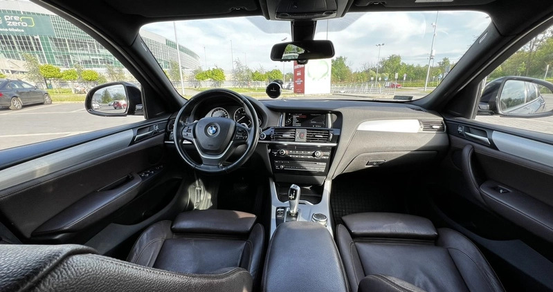 BMW X4 cena 83700 przebieg: 252000, rok produkcji 2015 z Gliwice małe 37